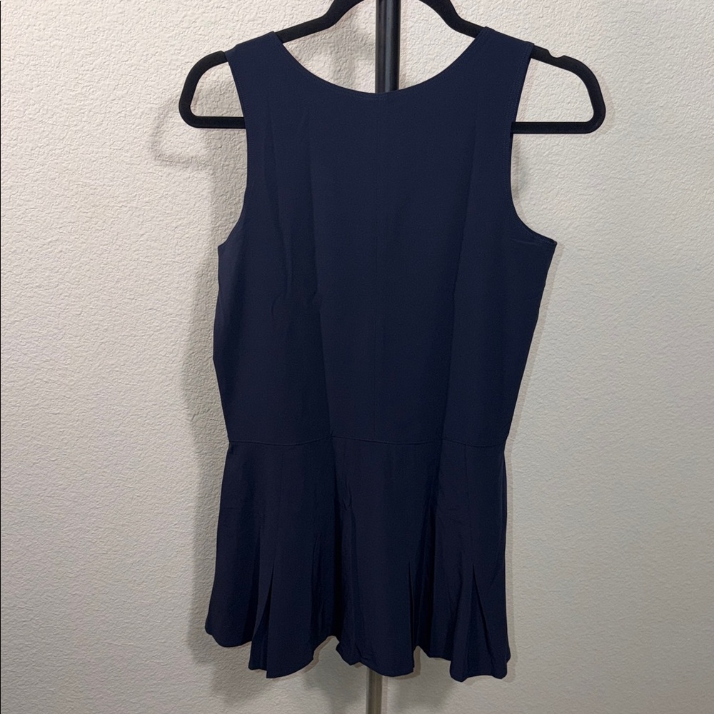 Athleta girl L/12 Navy High-Neck Swim Dress with Skirt - Picture 3 of 9